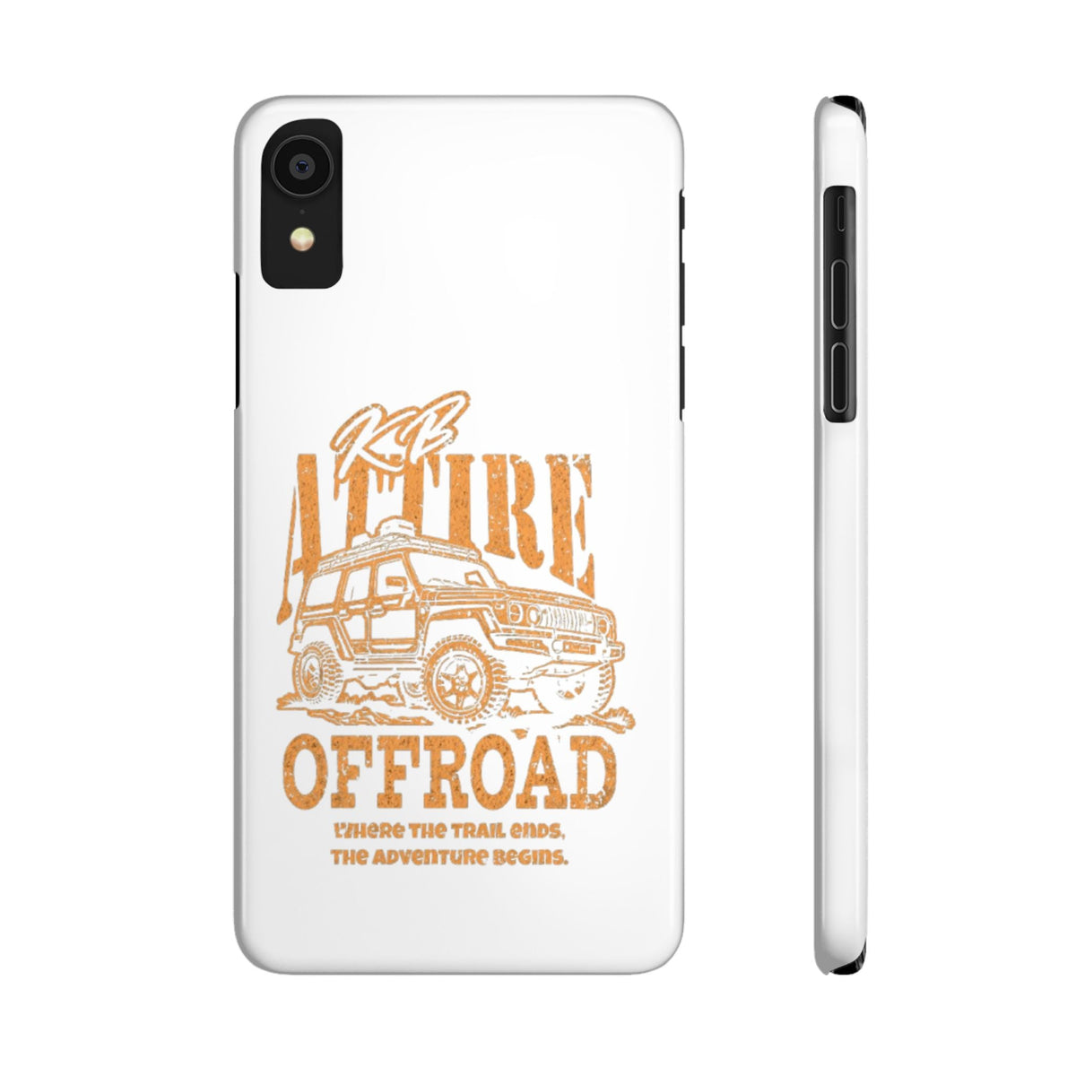 KB Attire Offroad Adventure IPhone Case (White)