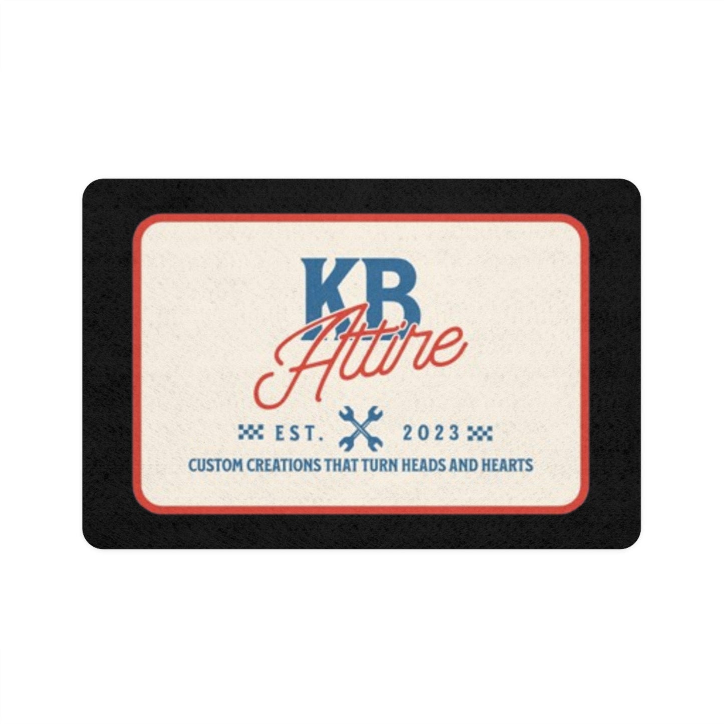 KB Attire "The Logo" Pet Food Mat