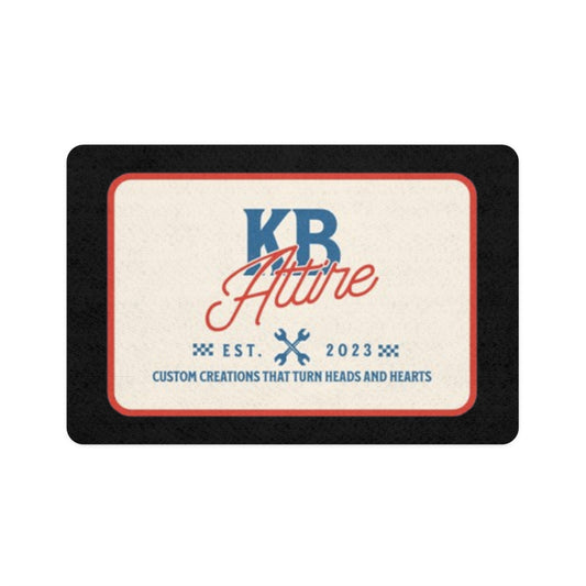KB Attire "The Logo" Pet Food Mat