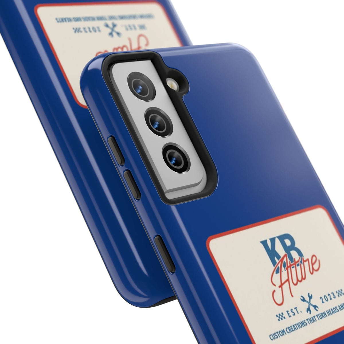 KB Attire 'The Patch' Phone Case (Blue)
