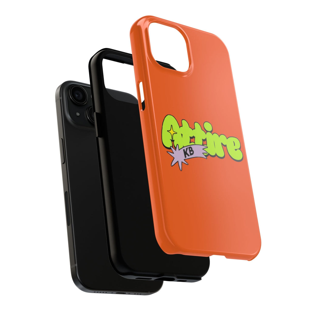 KB Attire Cartoon Phone Case (Orange)