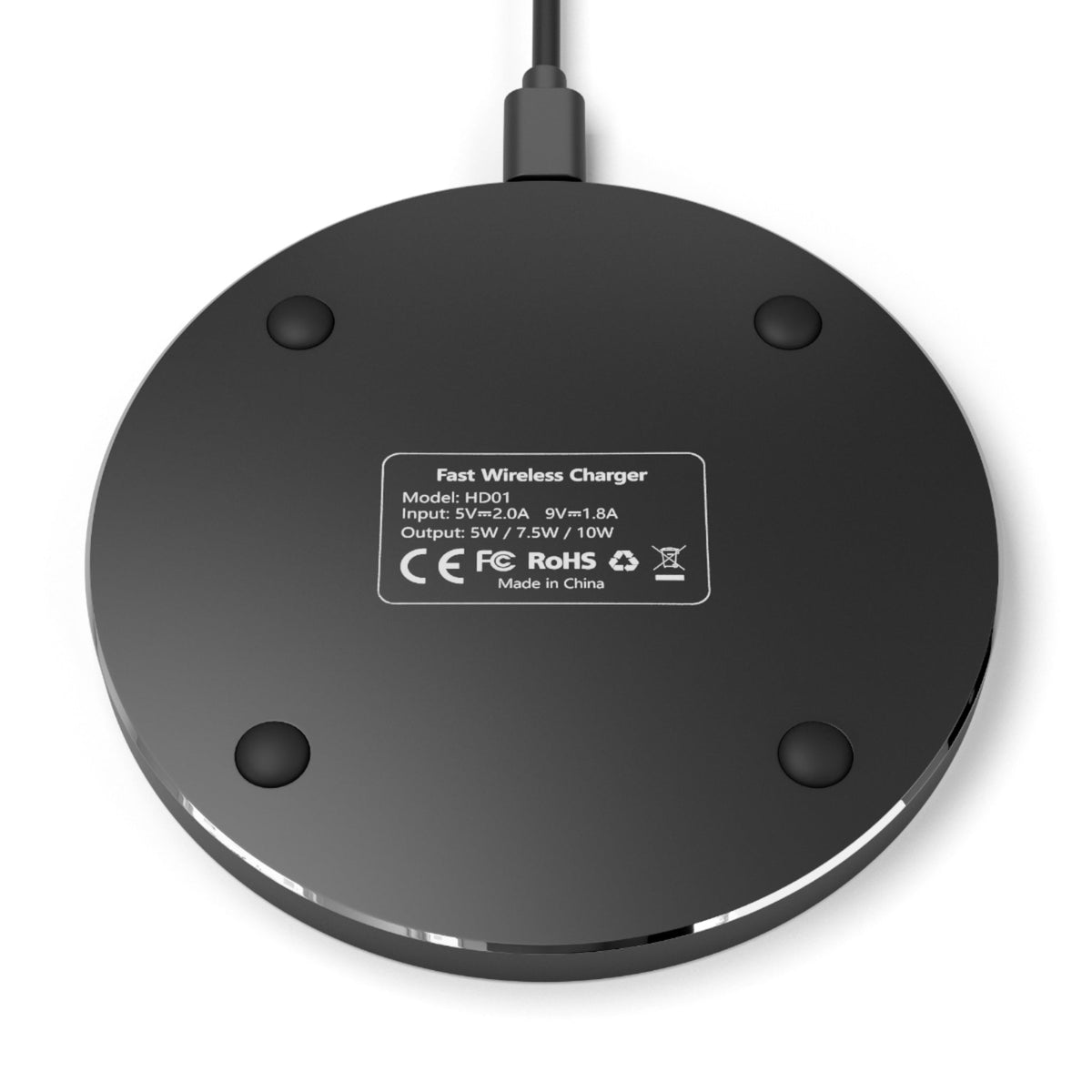KB Attire "The Patch" Logo Wireless Charger (Red)