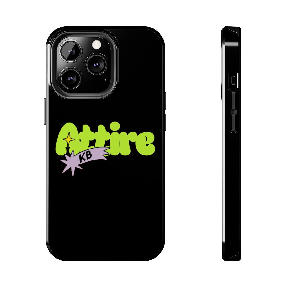 KB Attire Cartoon Phone Case (Black)