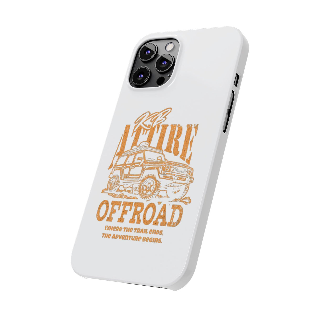 KB Attire Offroad Adventure IPhone Case (White)