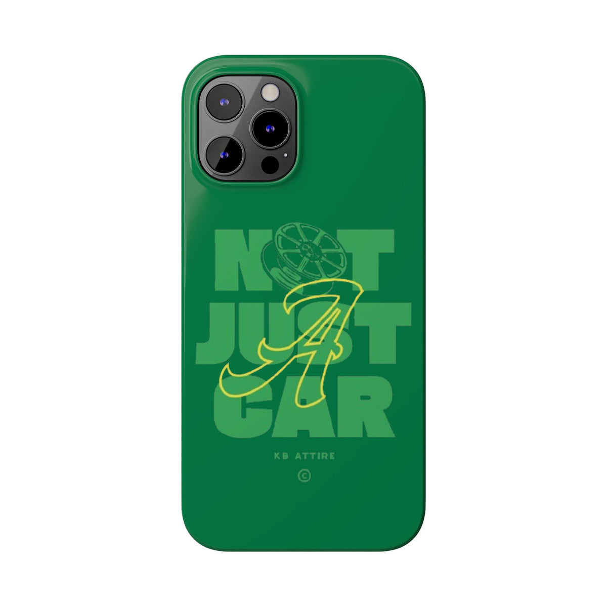 Not Just A Car Slim IPhone Cases (Green)
