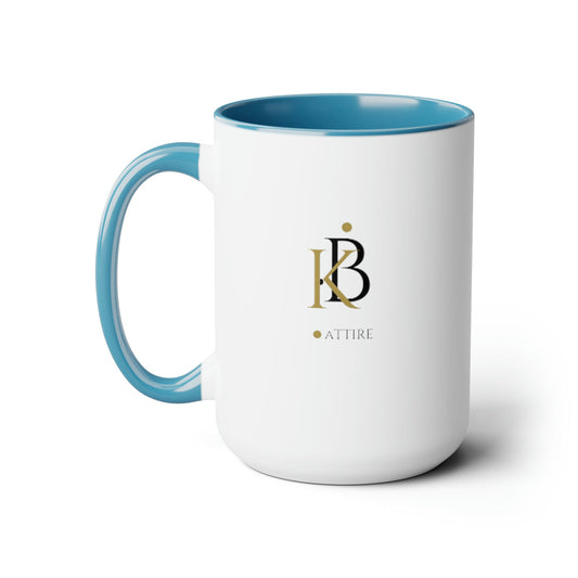 Two-Tone Coffee Mugs, 15oz