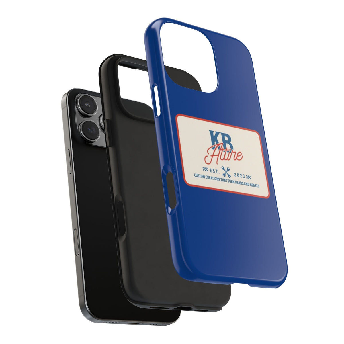 KB Attire 'The Patch' Phone Case (Blue)