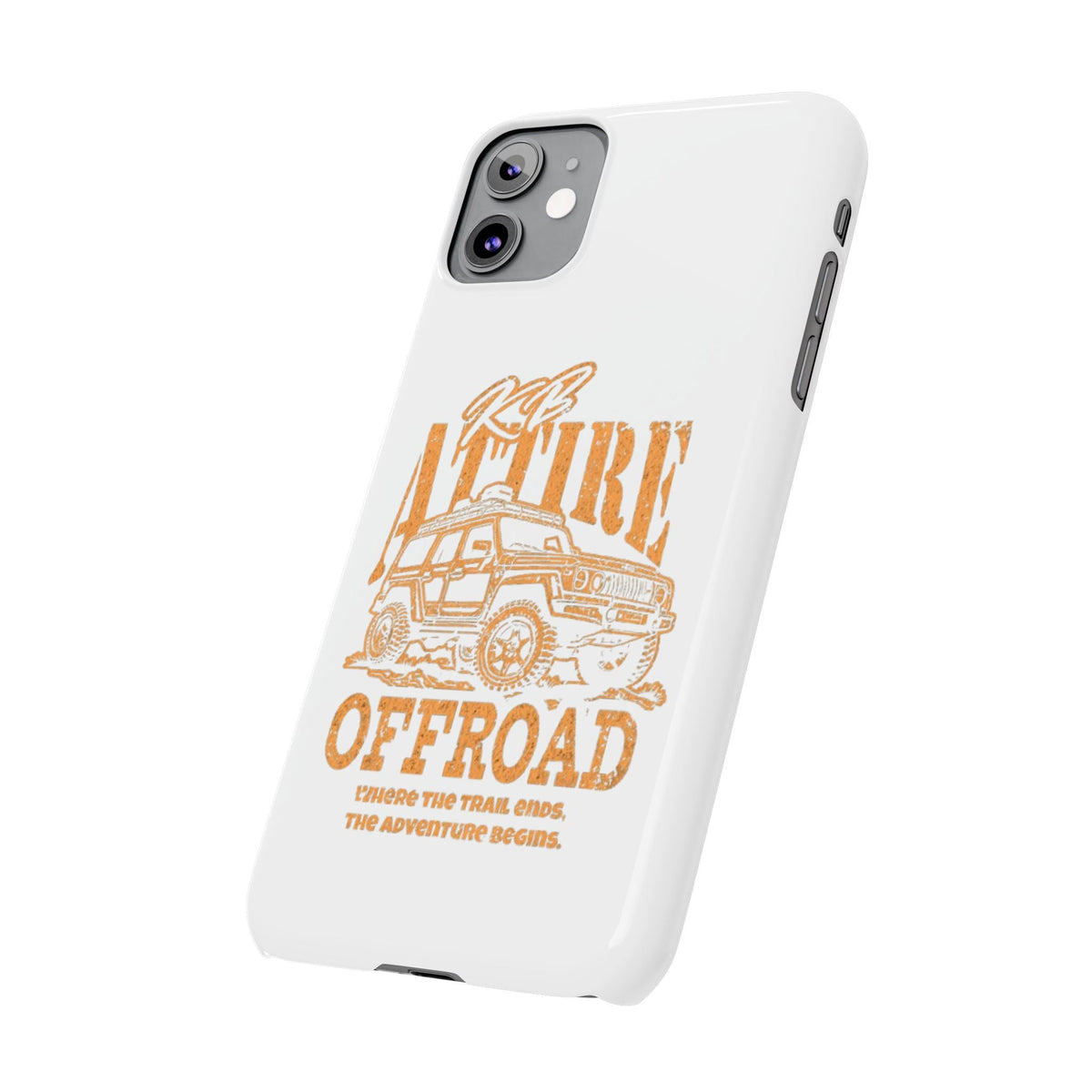 KB Attire Offroad Adventure IPhone Case (White)