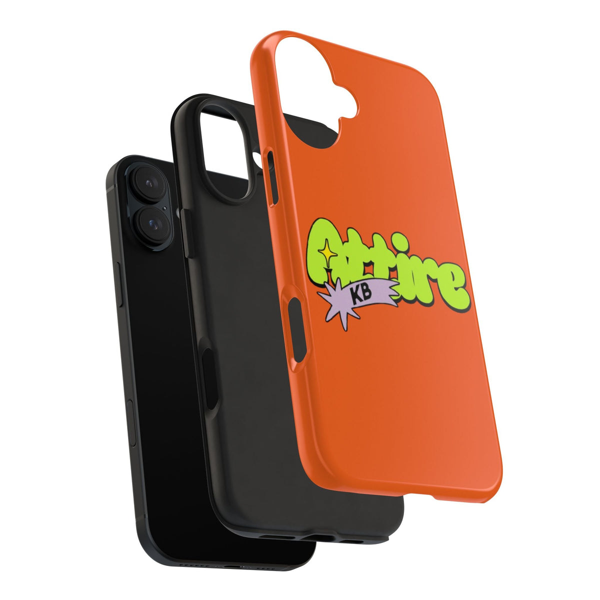 KB Attire Cartoon Phone Case (Orange)