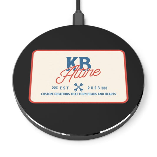 KB Attire "The Patch" Logo Wireless Charger (Black)