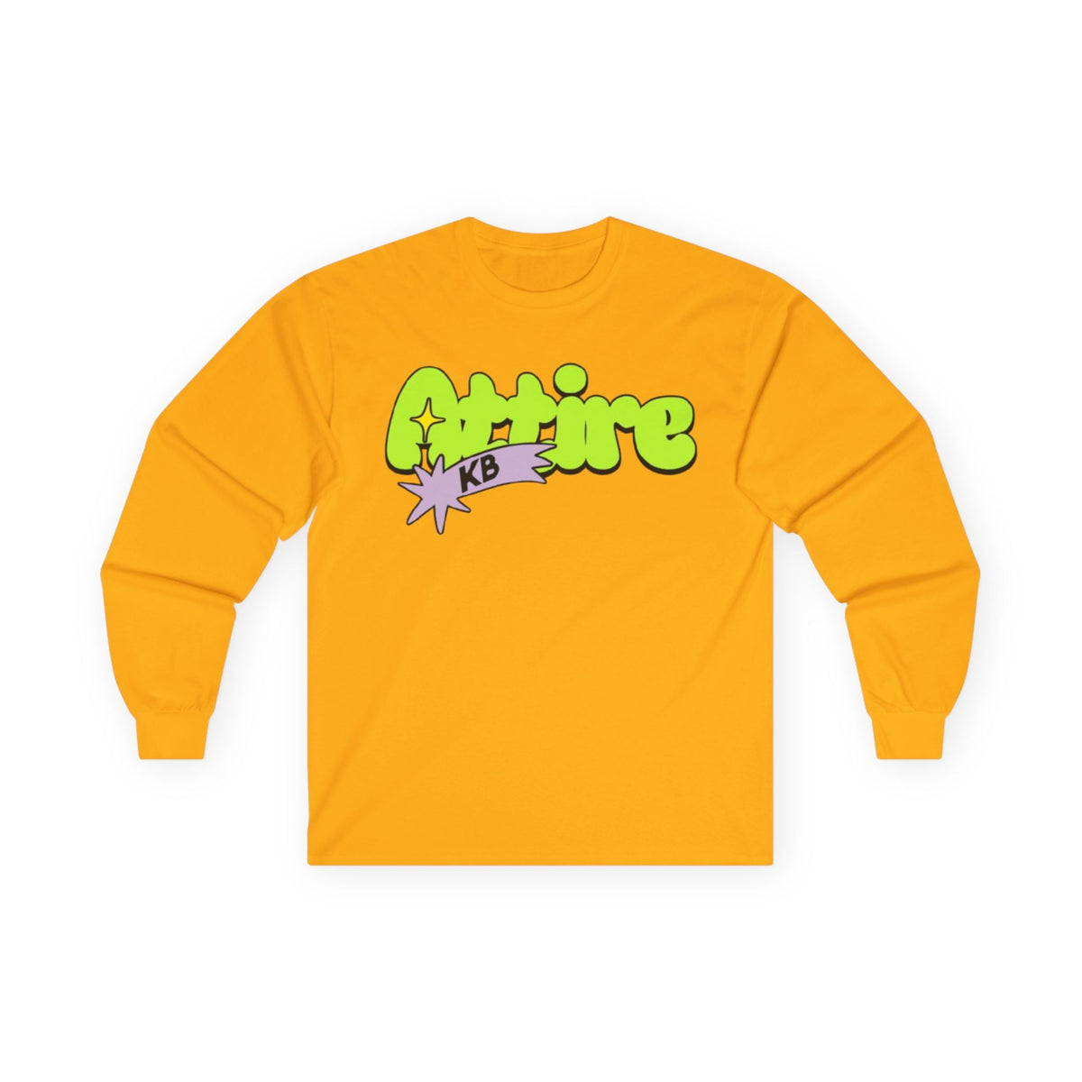 KB Attire Cartoon Graphic Long Sleeve Tee