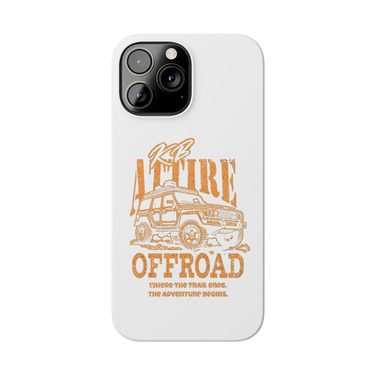 KB Attire Offroad Adventure IPhone Case (White)