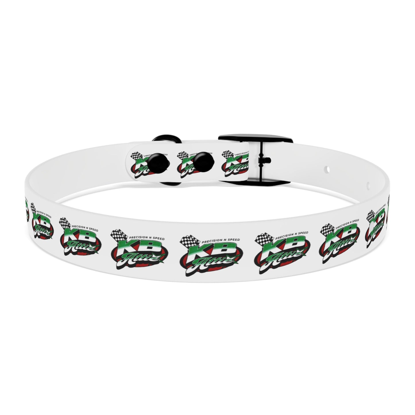 KB Attire Race-Themed Dog Collar