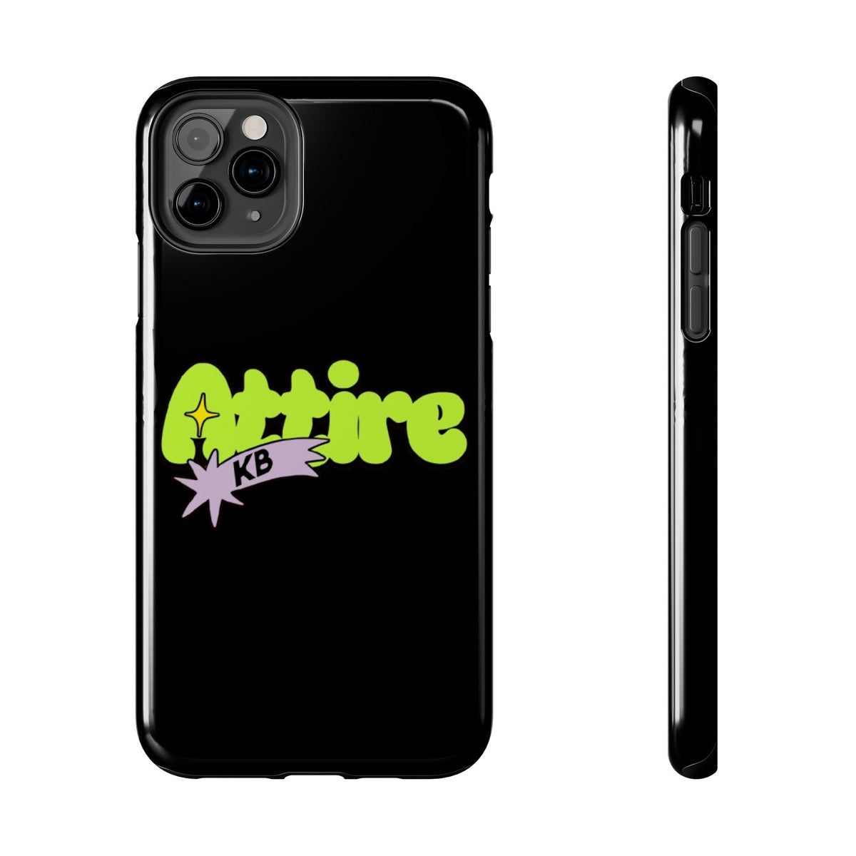 KB Attire Cartoon Phone Case (Black)