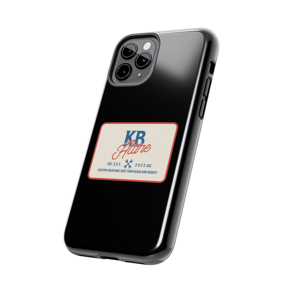 KB Attire 'The Patch' Phone Case (Black)