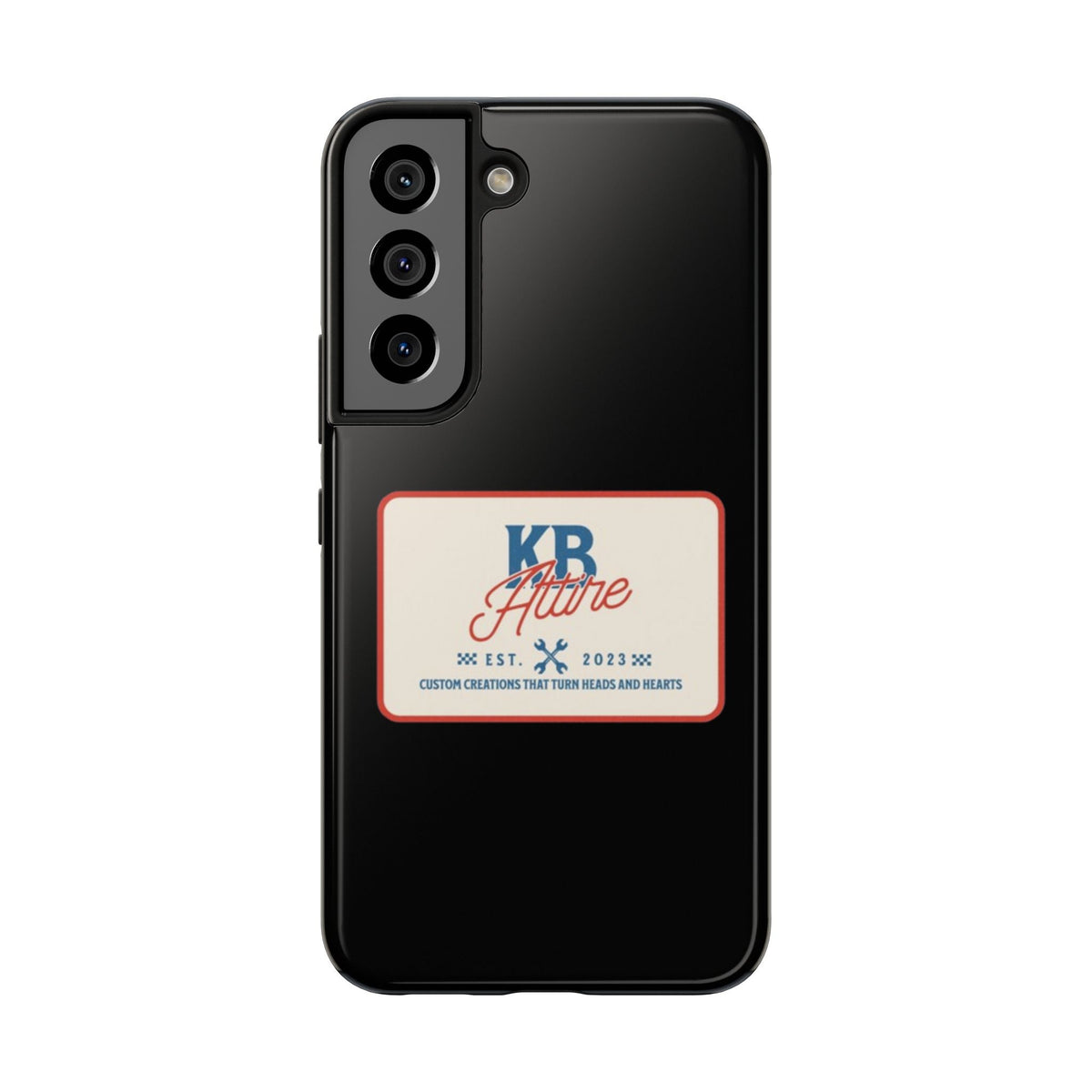 KB Attire 'The Patch' Phone Case (Black)