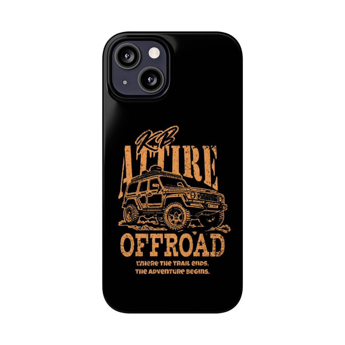 KB Attire Offroad Adventure IPhone Case (Black)