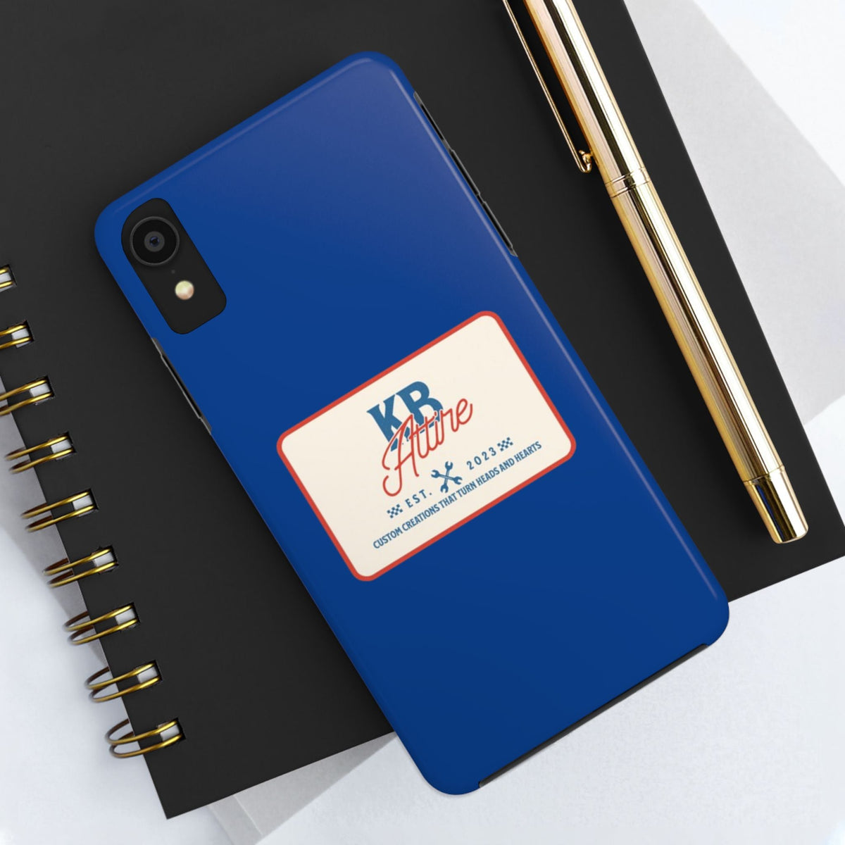 KB Attire 'The Patch' Phone Case (Blue)