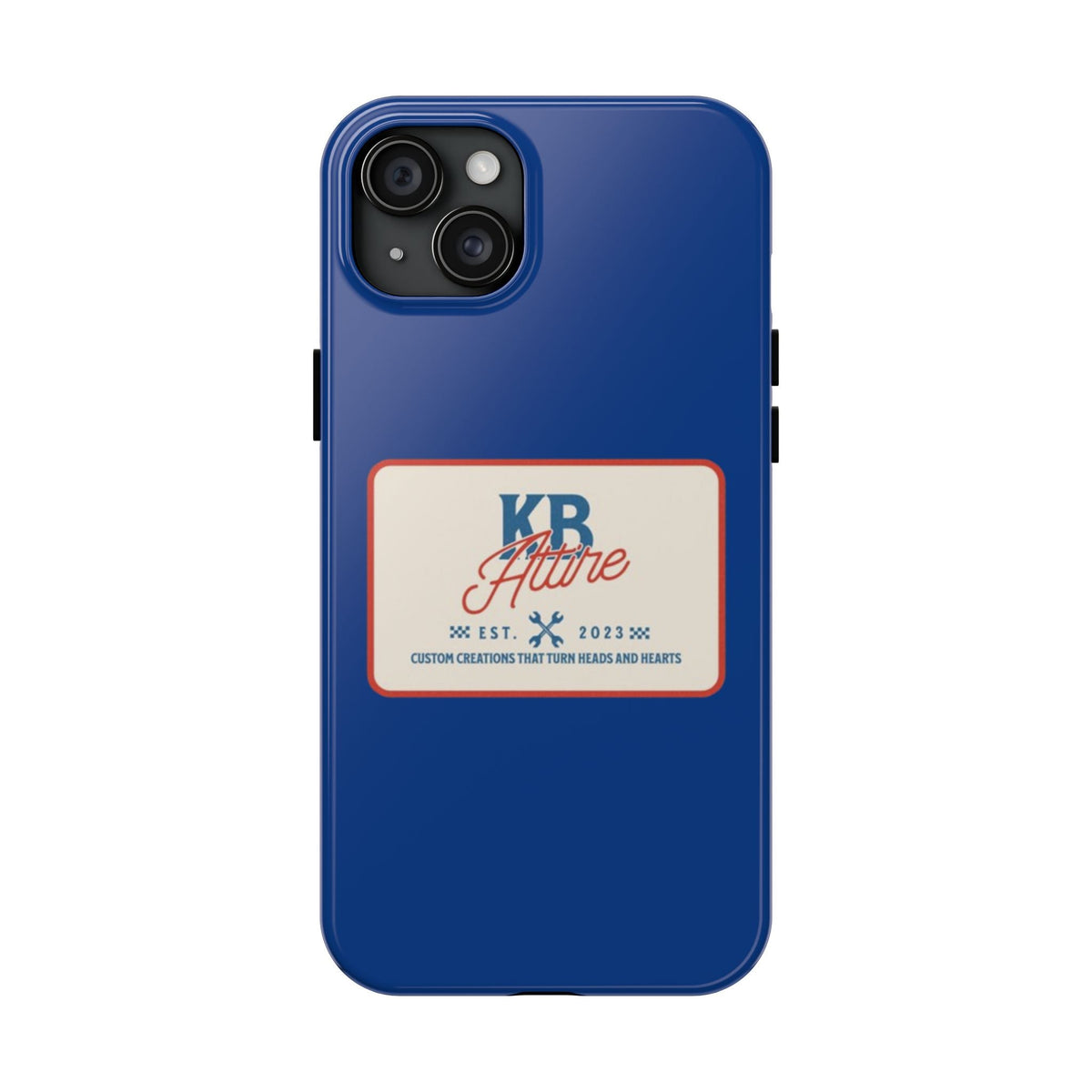 KB Attire 'The Patch' Phone Case (Blue)