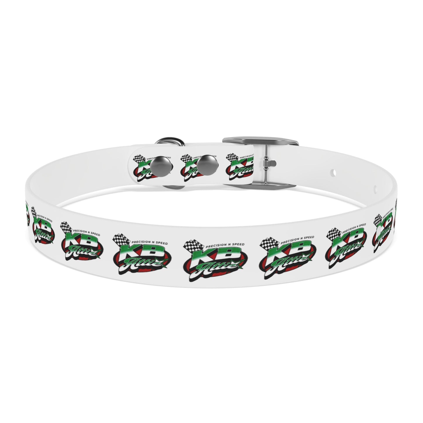 KB Attire Race-Themed Dog Collar