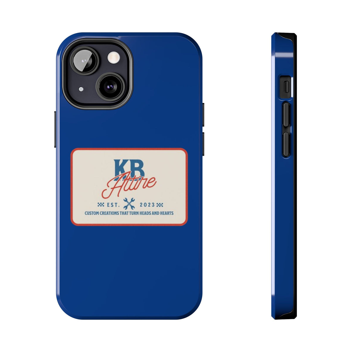 KB Attire 'The Patch' Phone Case (Blue)