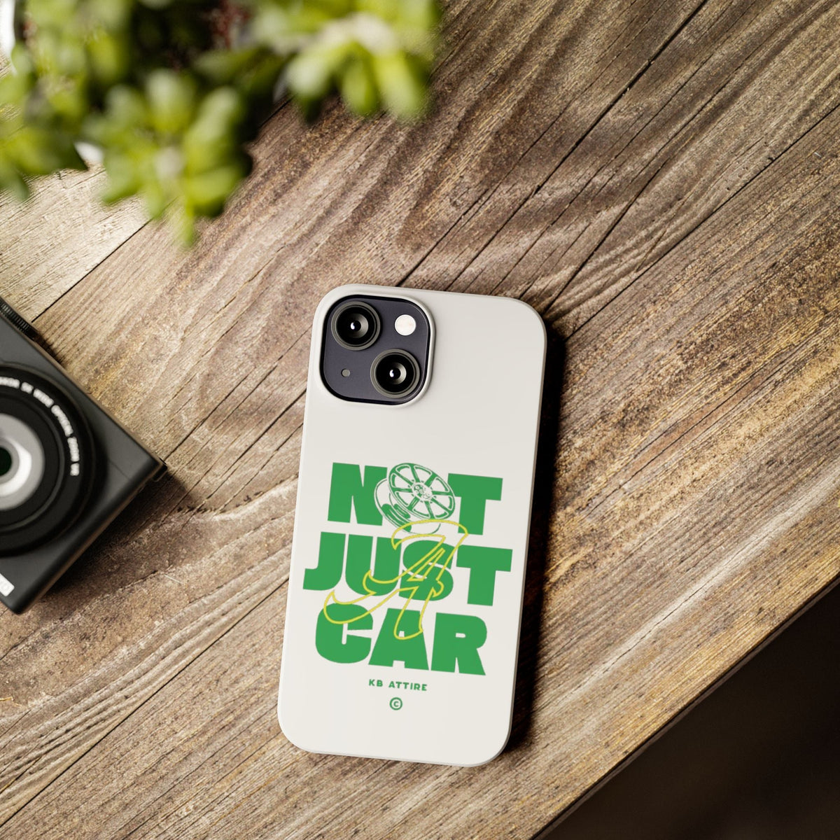 Not Just A Car Slim IPhone Cases (White)