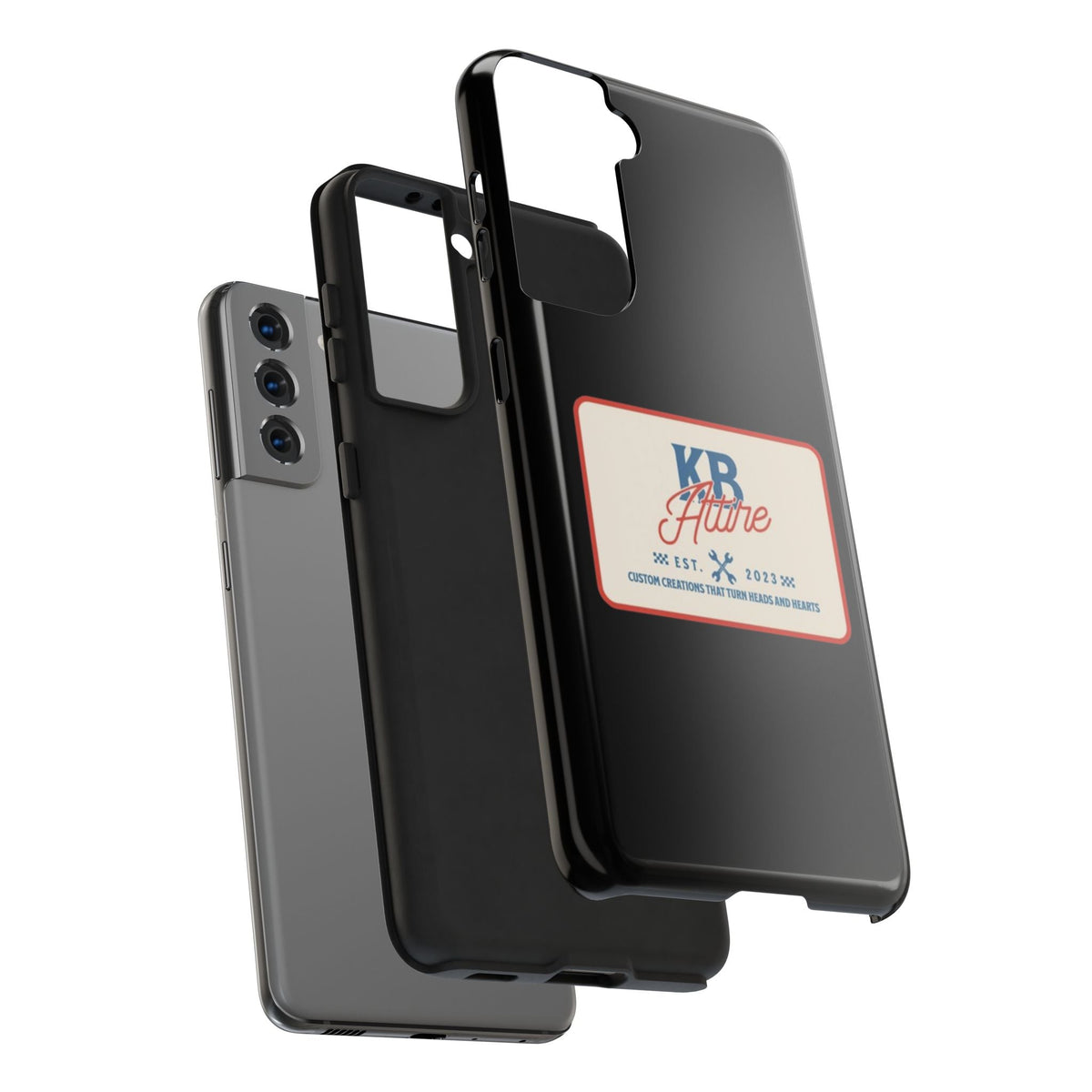 KB Attire 'The Patch' Phone Case (Black)
