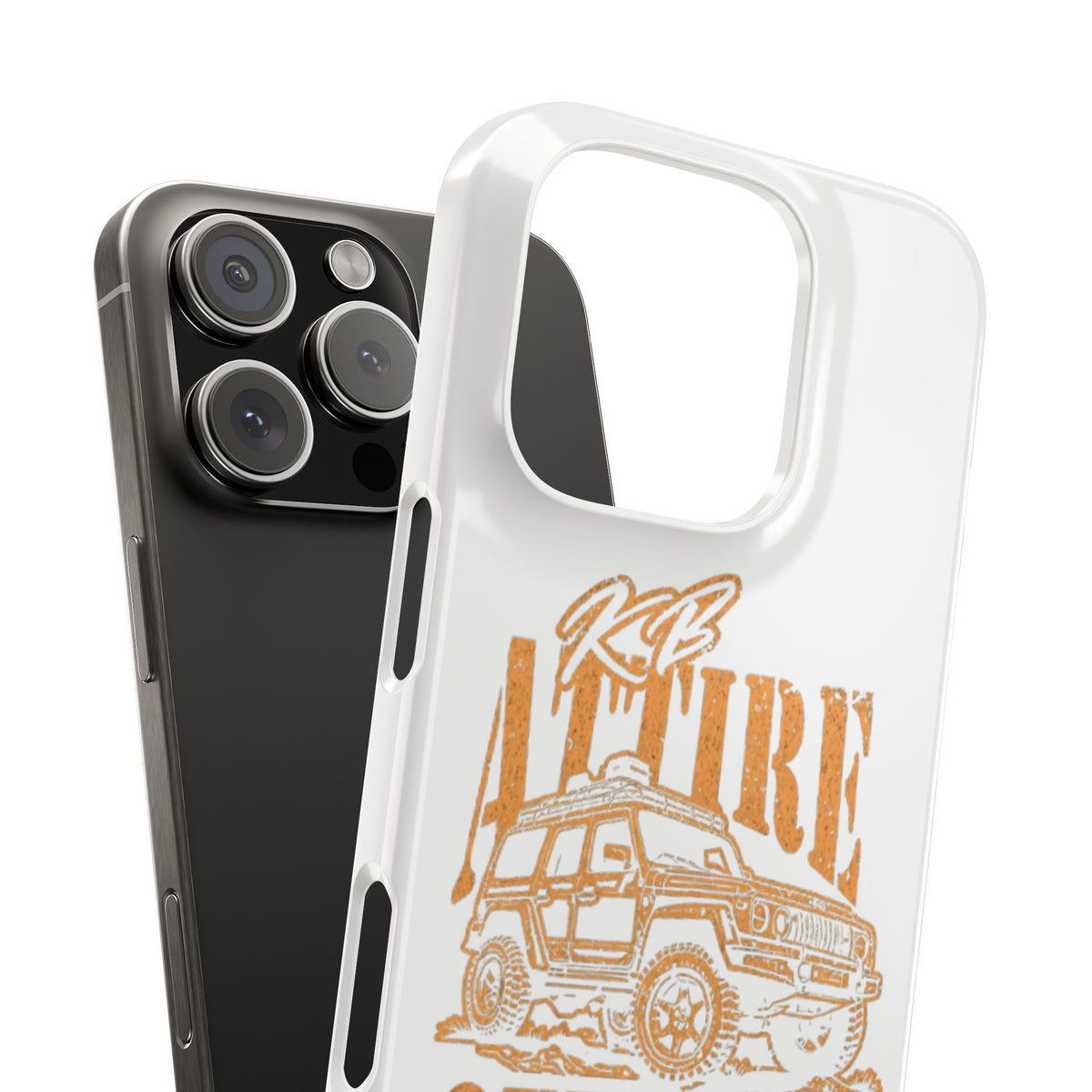 KB Attire Offroad Adventure IPhone Case (White)