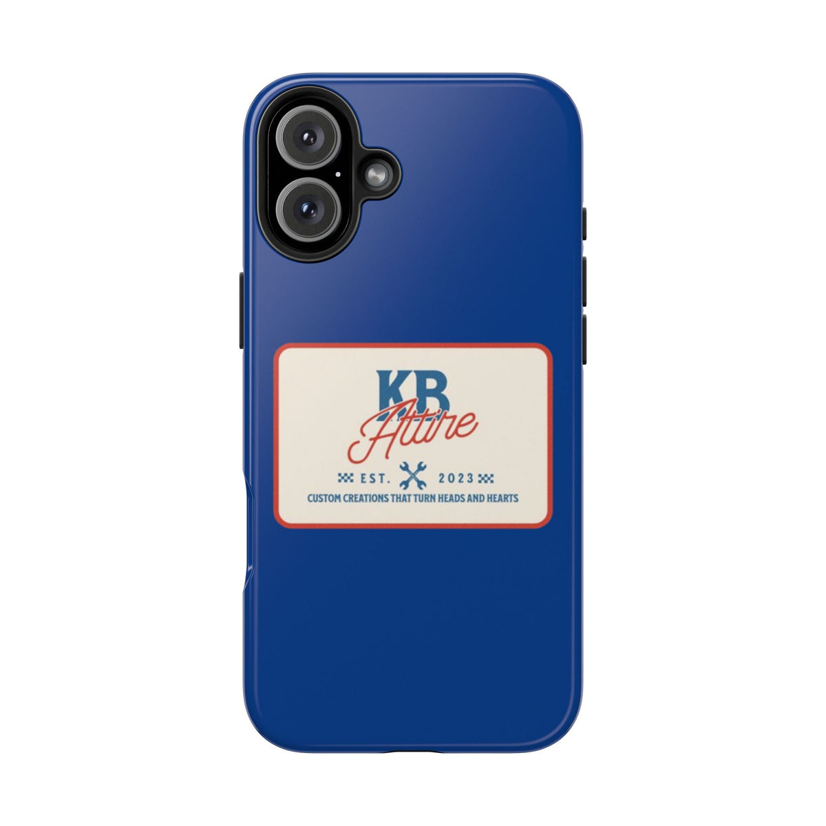 KB Attire 'The Patch' Phone Case (Blue)