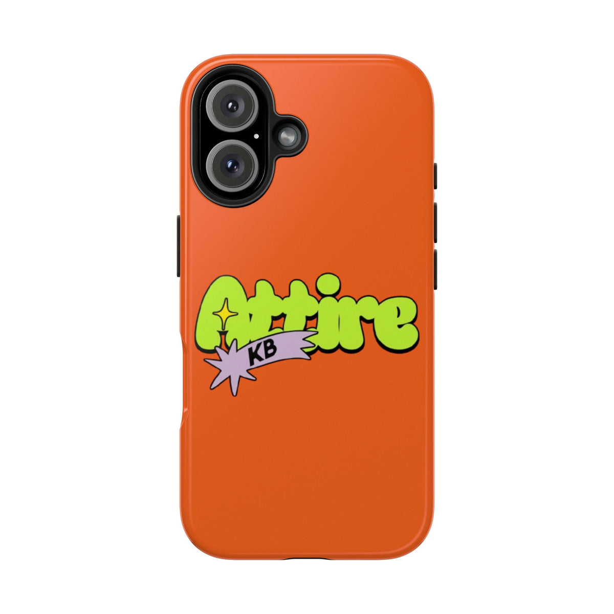 KB Attire Cartoon Phone Case (Orange)