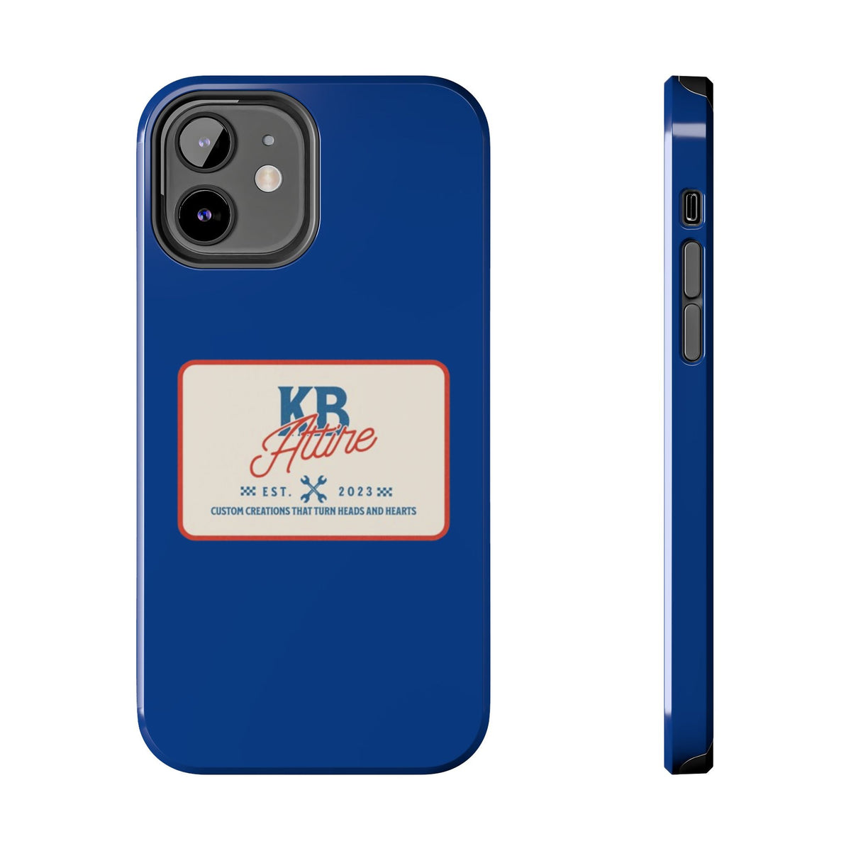 KB Attire 'The Patch' Phone Case (Blue)