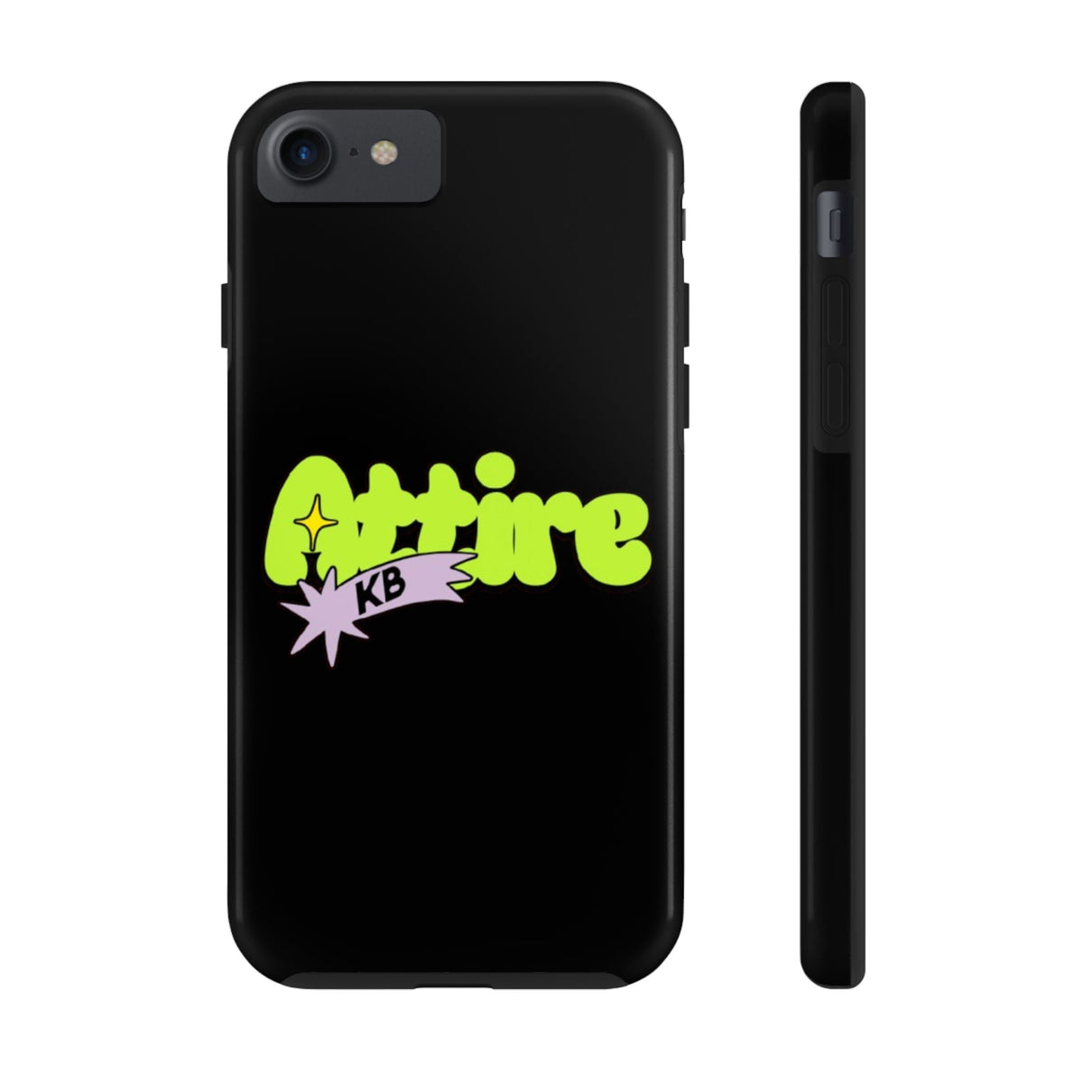KB Attire Cartoon Phone Case (Black)