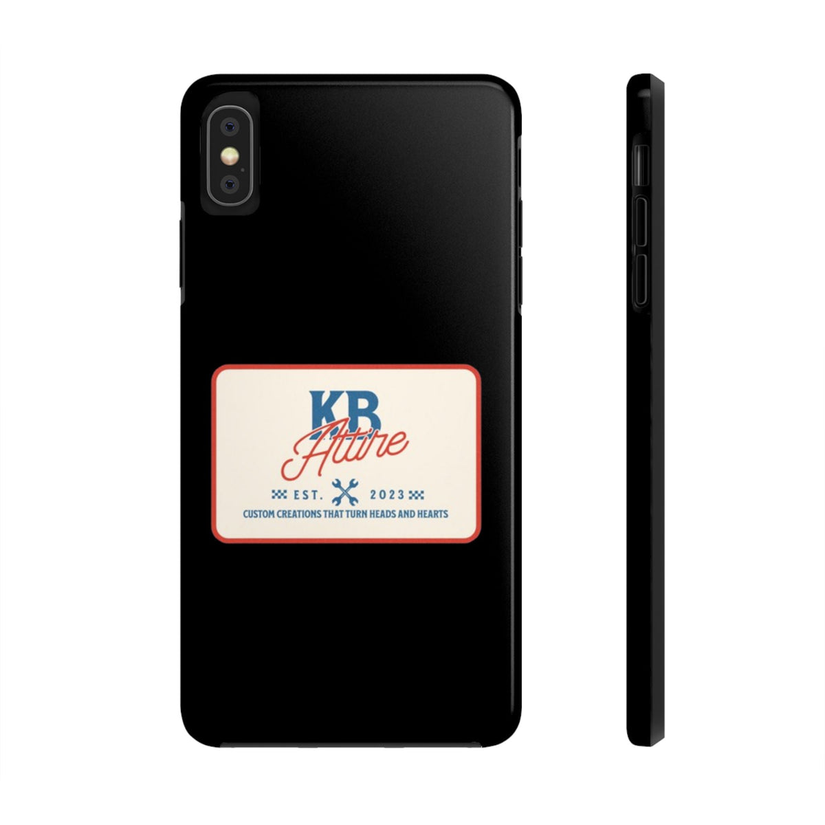 KB Attire 'The Patch' Phone Case (Black)