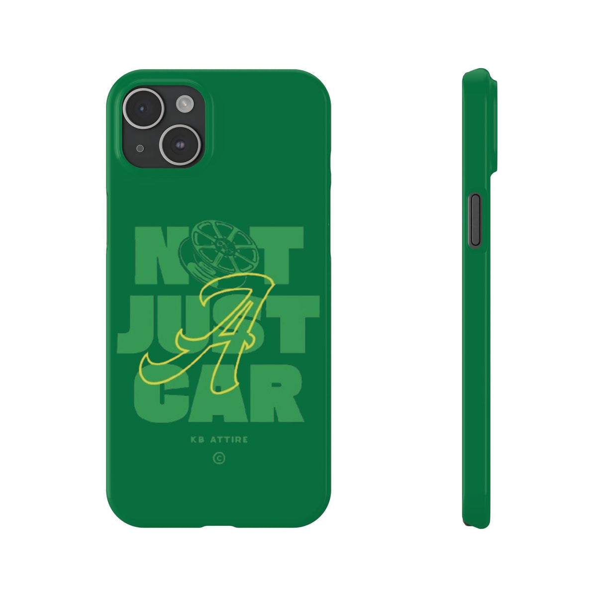Not Just A Car Slim IPhone Cases (Green)