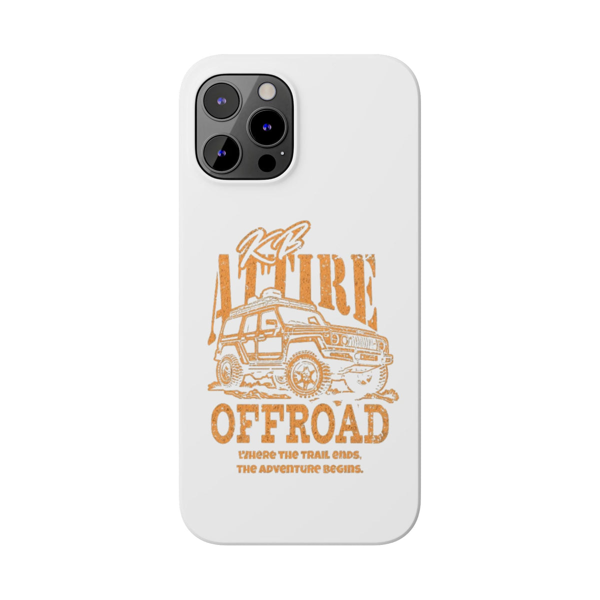 KB Attire Offroad Adventure IPhone Case (White)