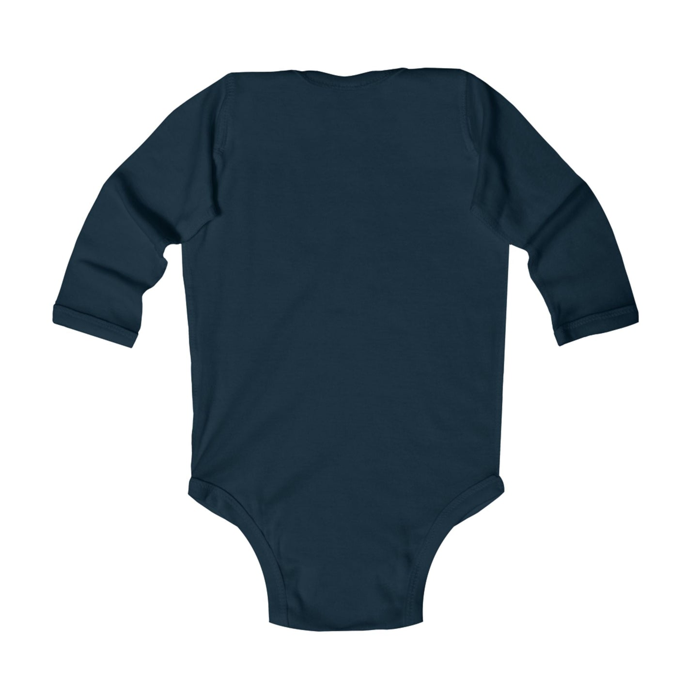 KB Attire Infant Long Sleeve Bodysuit With "Cartoon' Logo