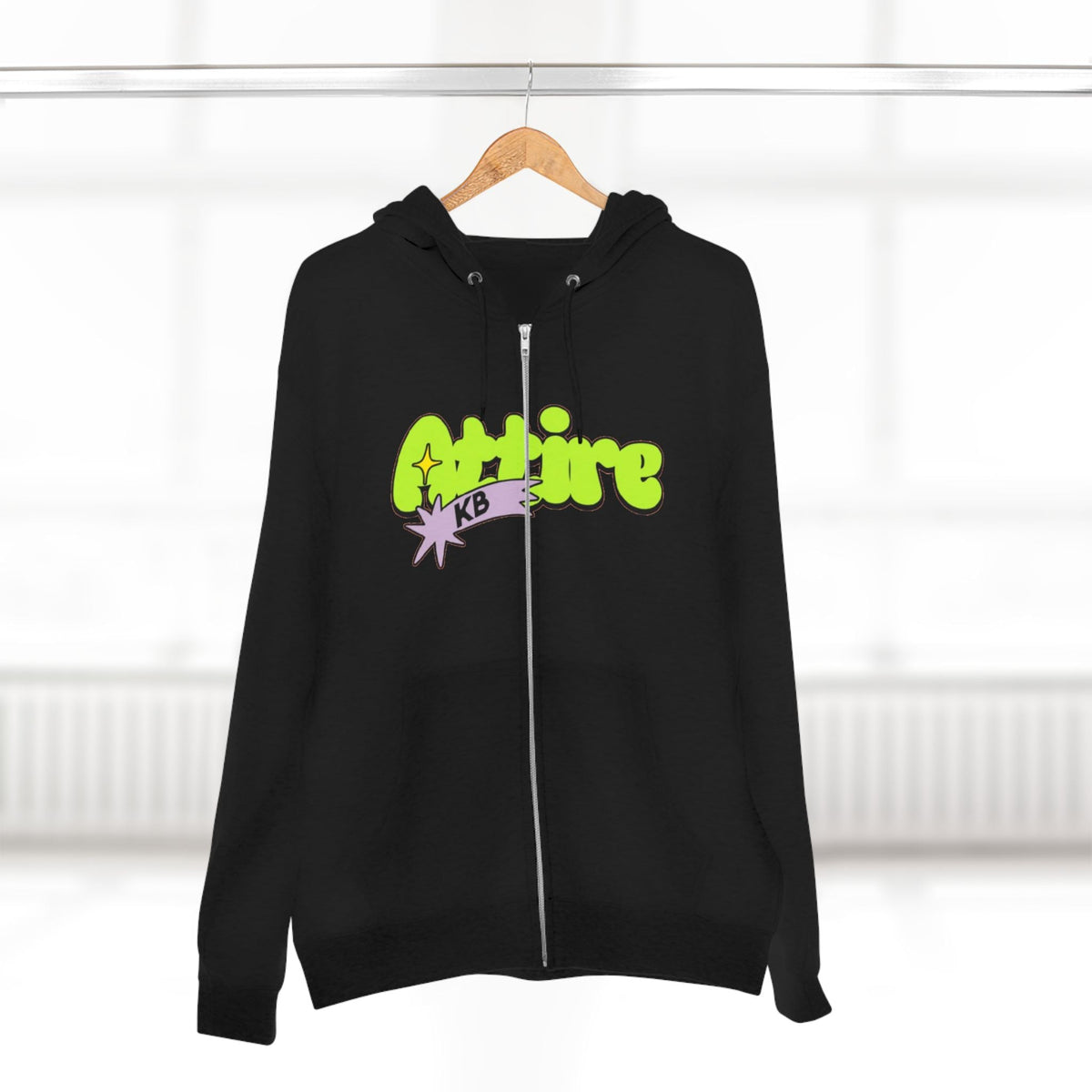 KB Attire Cartoon Unisex Zip Hoodie