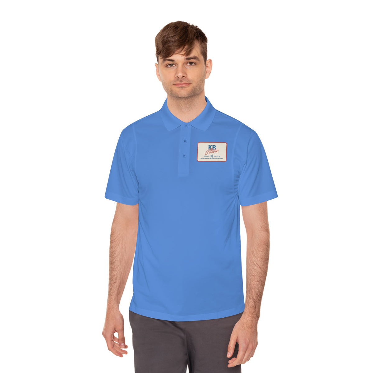 KB Attire "The Patch" Men's Sport Polo Shirt