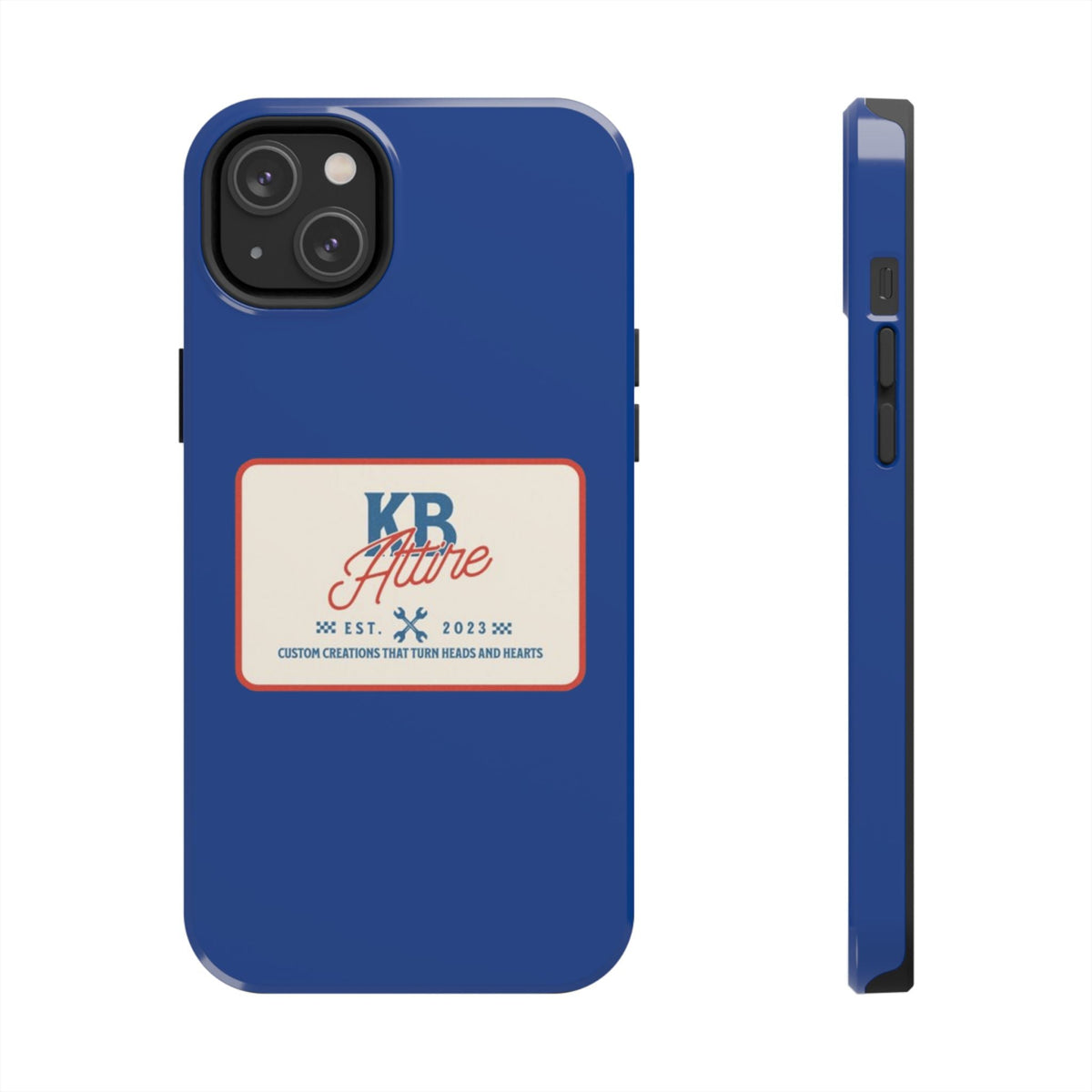 KB Attire 'The Patch' Phone Case (Blue)