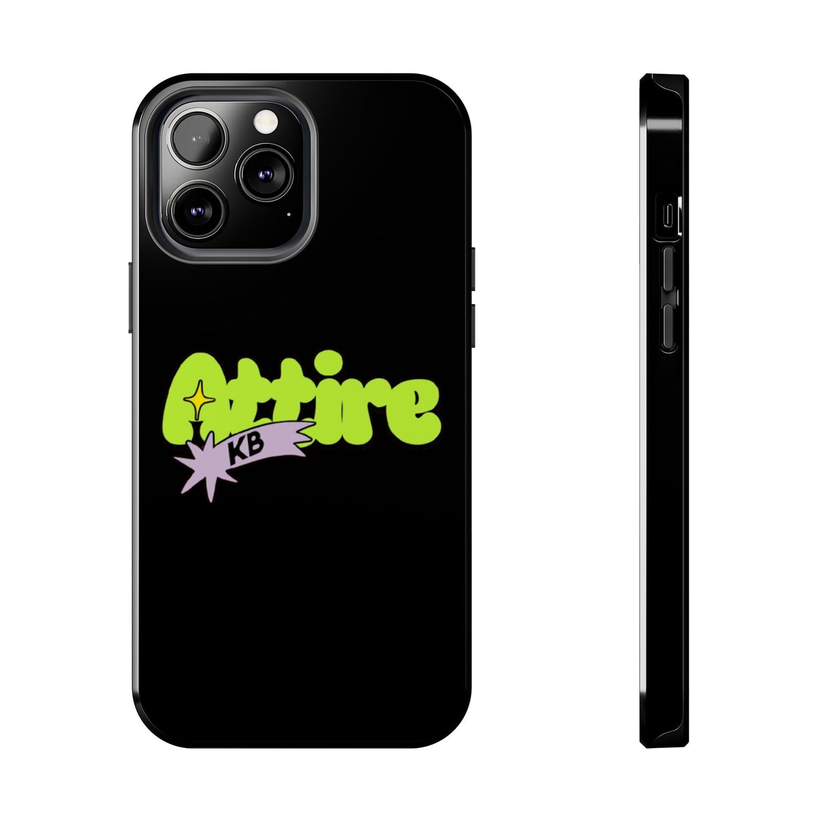 KB Attire Cartoon Phone Case (Black)