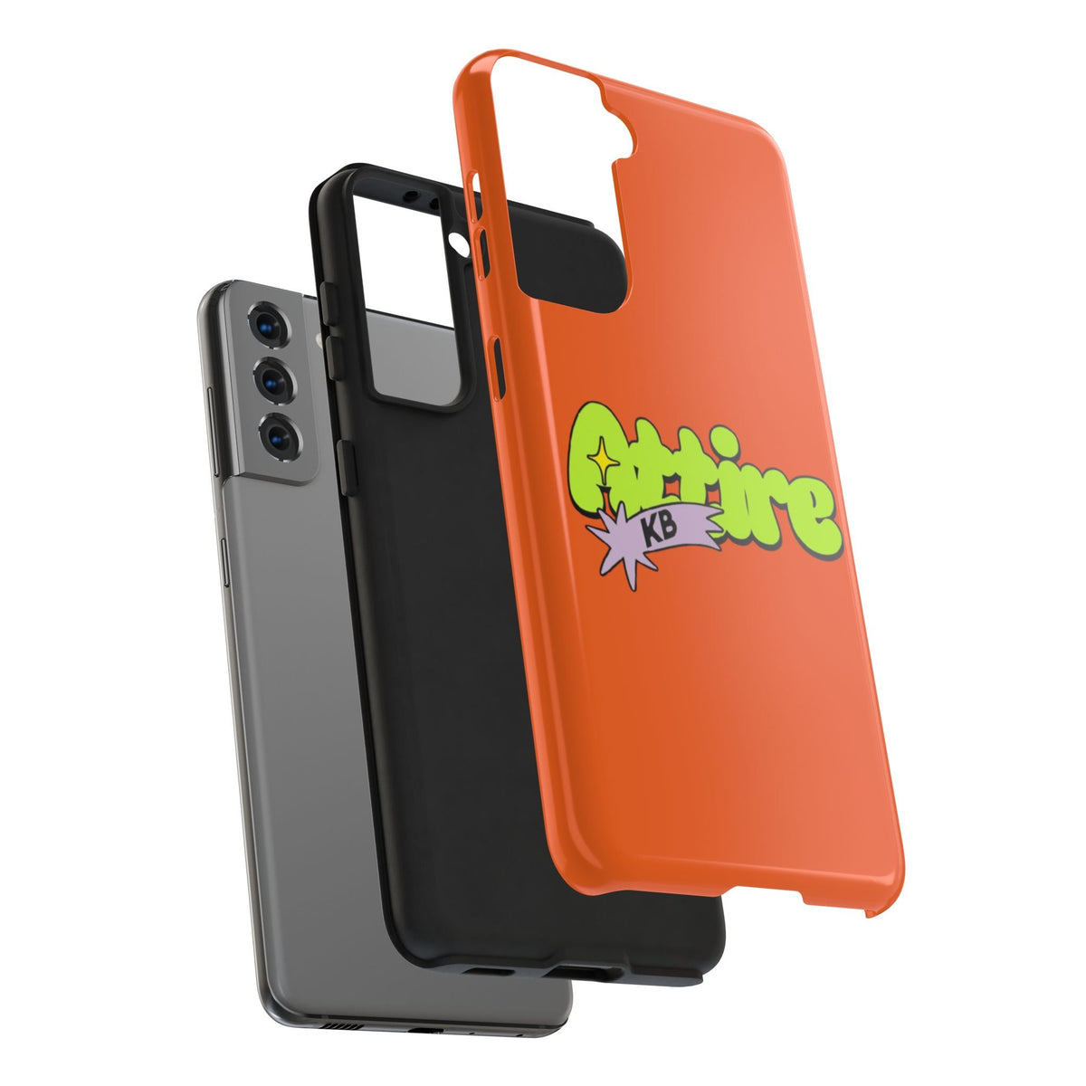 KB Attire Cartoon Phone Case (Orange)