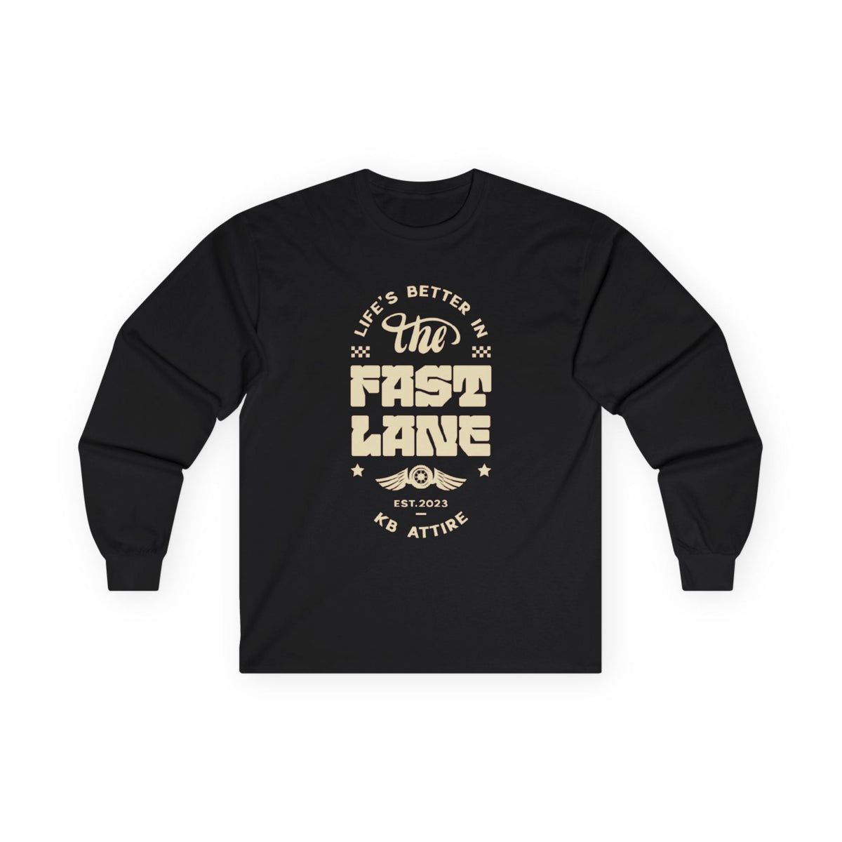 Unisex Long Sleeve 'Fast Lane' Tee