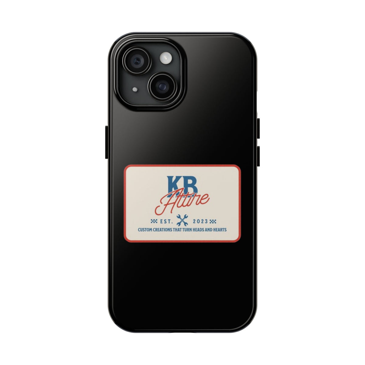KB Attire 'The Patch' Phone Case (Black)