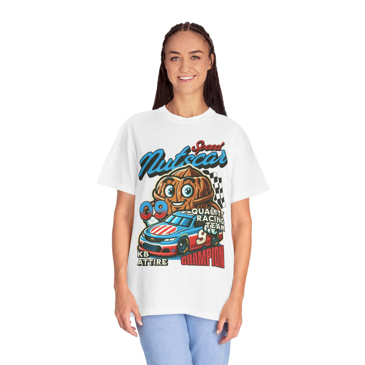 Champion Nutcar Racing T-Shirt | Unisex Garment-Dyed Tee for Racing Fans