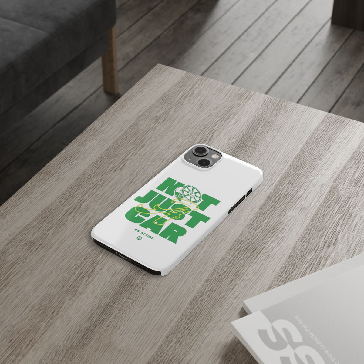 Not Just A Car Slim IPhone Cases (White)