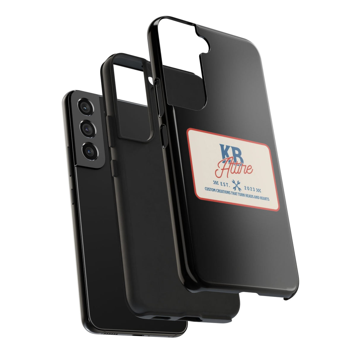 KB Attire 'The Patch' Phone Case (Black)