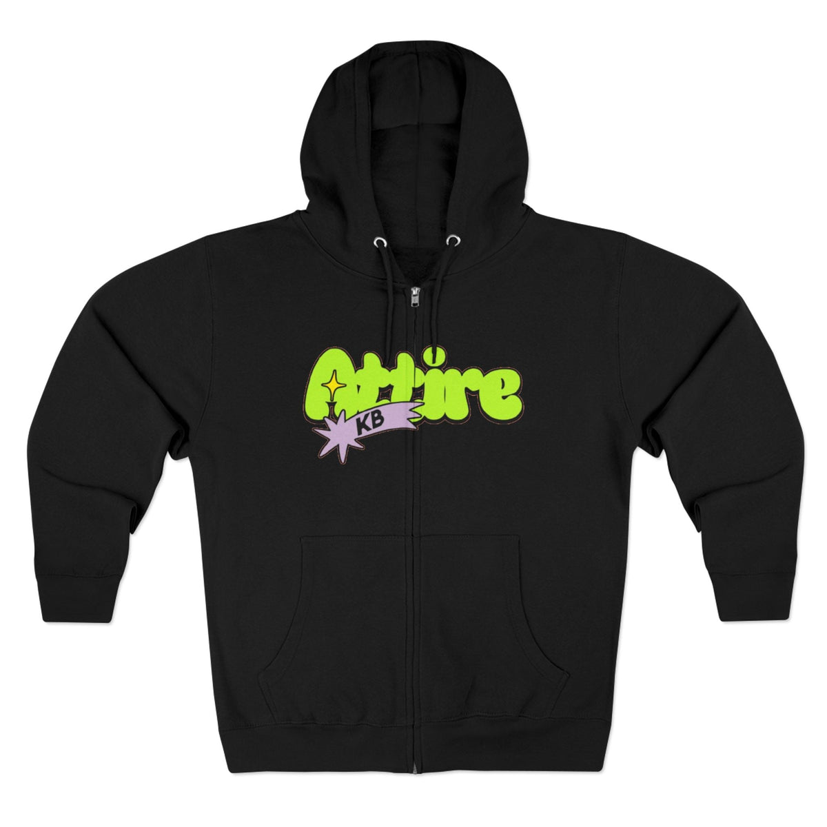 KB Attire Cartoon Unisex Zip Hoodie