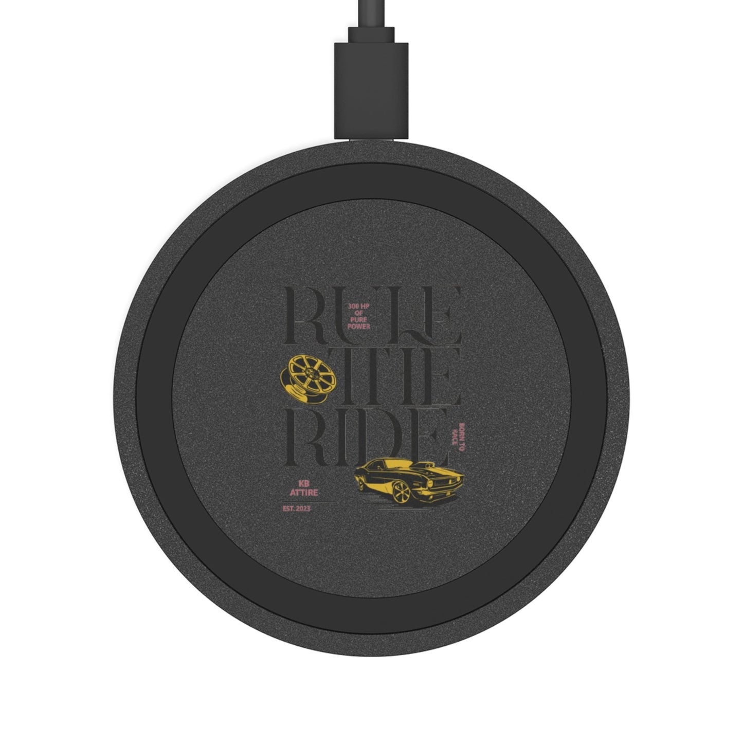 KB Attire "Rule The Ride" Wireless Charging Pad