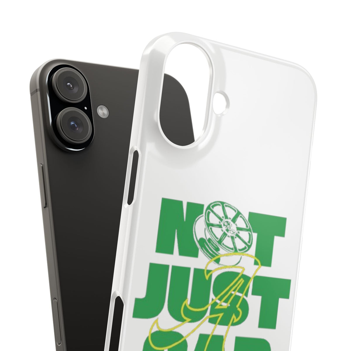 Not Just A Car Slim IPhone Cases (White)