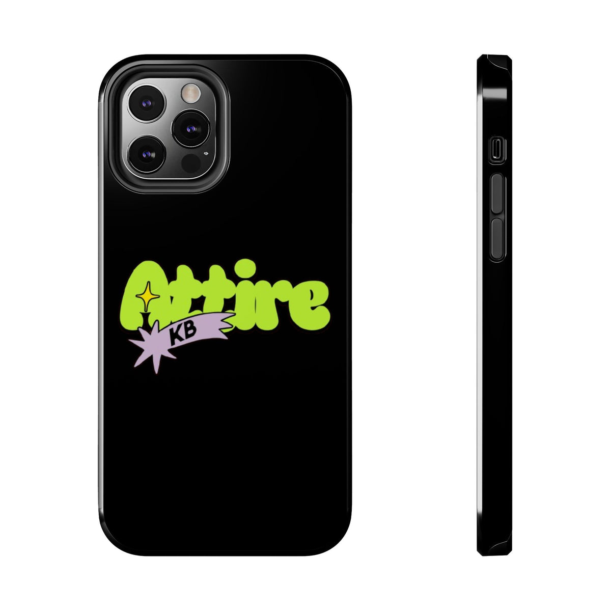 KB Attire Cartoon Phone Case (Black)